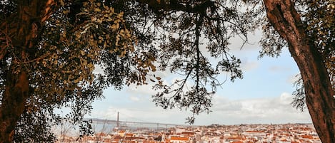 Blick von der Unterkunft