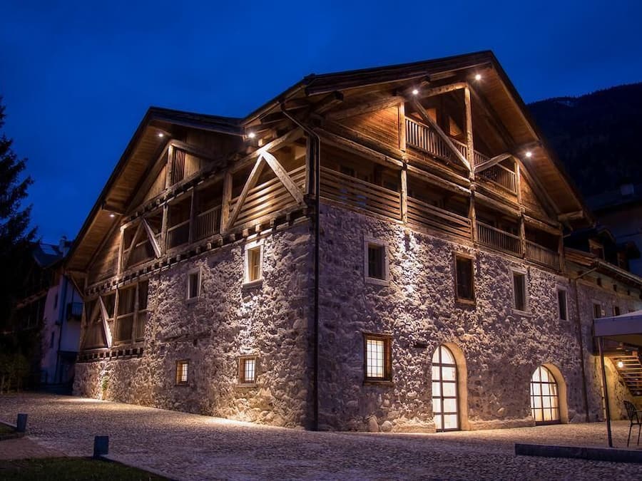 Front of property – evening/night