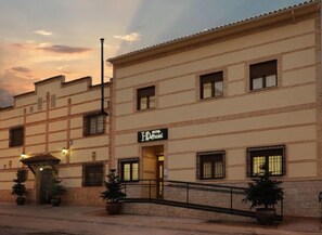 Voorkant van accommodatie