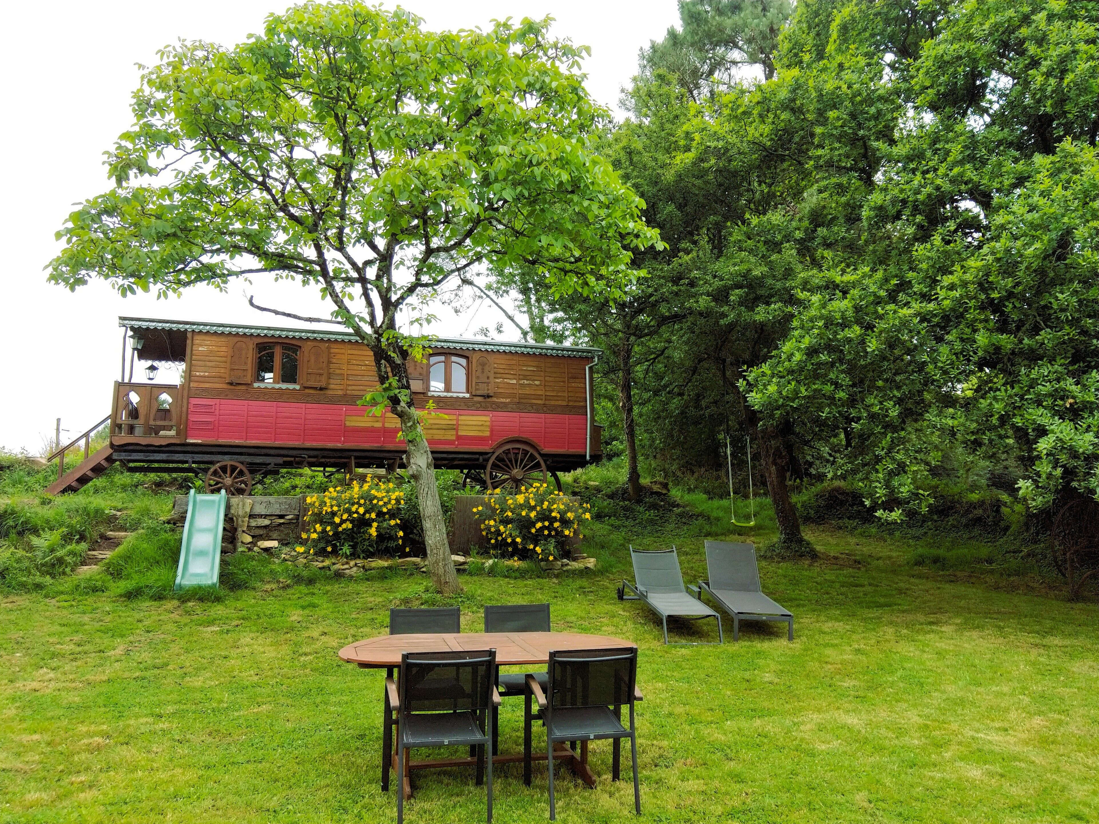 Romantic Cabin, 1 Bedroom, Terrace, Park View | Terrace/patio