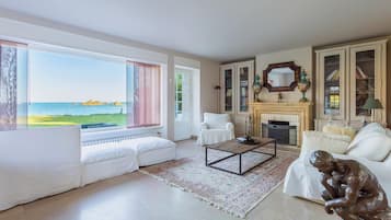 TV, fireplace, DVD player