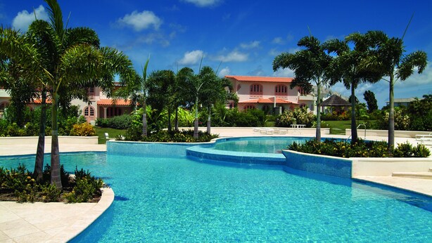 Outdoor pool, pool loungers - Sugar Hill Tennis Village B306 by Altman (Holetown)