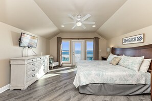 Casa superior, 6 habitaciones, Terraza, vista al océano | 6 habitaciones, decoración personalizada y muebles diferentes