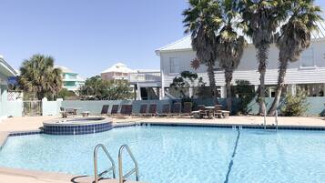 Indoor pool, outdoor pool