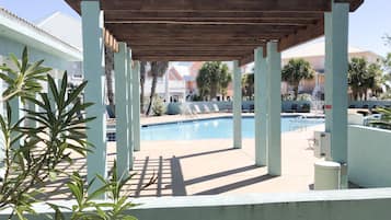 Indoor pool, outdoor pool