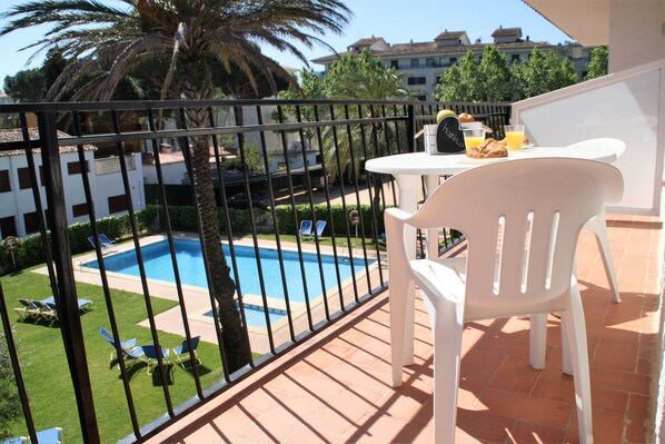 Apartment, 1 Schlafzimmer, Poolblick (Margarita 34) | Terrasse/Patio