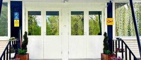 Majoituspaikan julkisivu