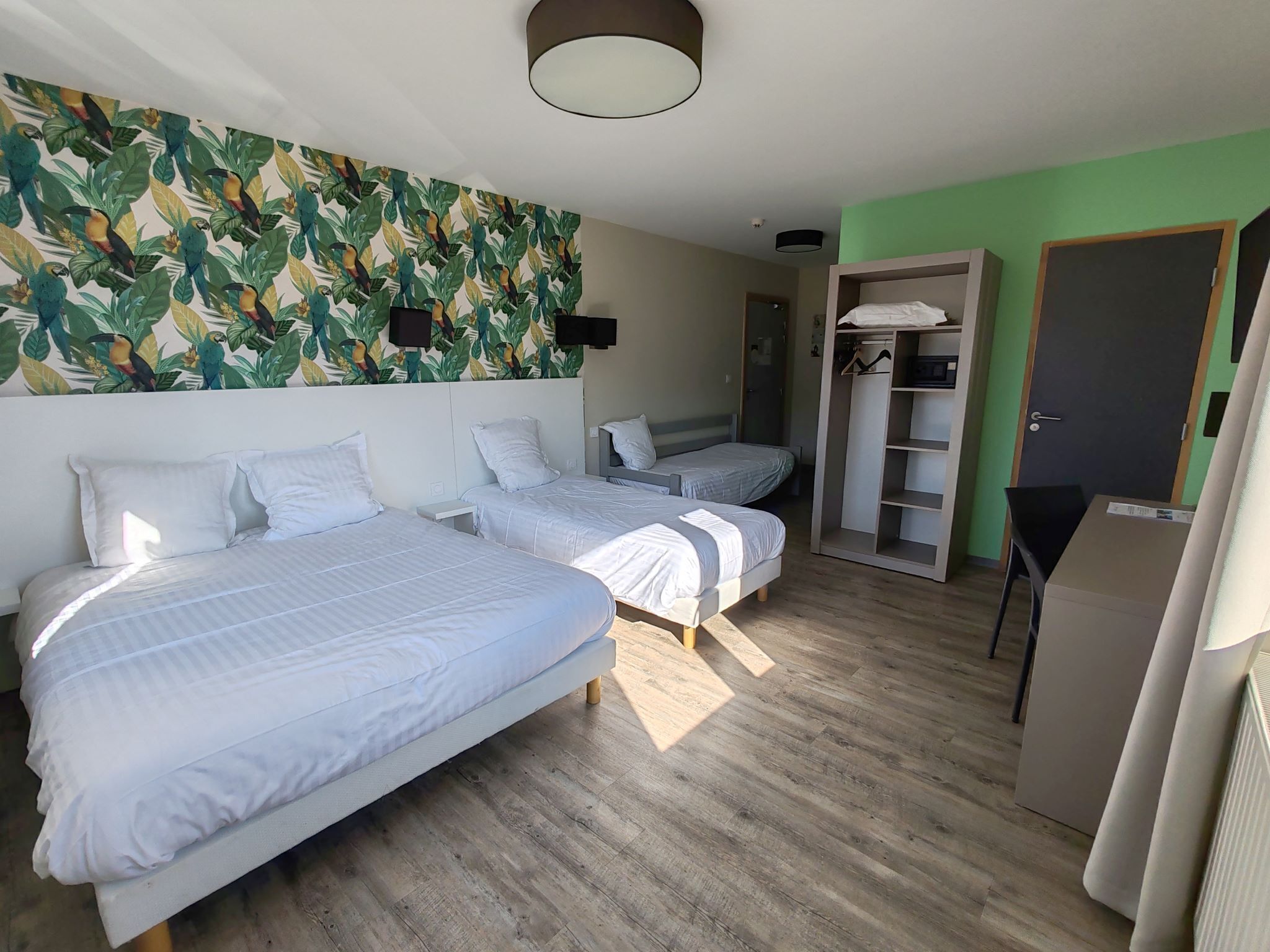 quadruple room | premium bedding, in-room safe, individually decorated