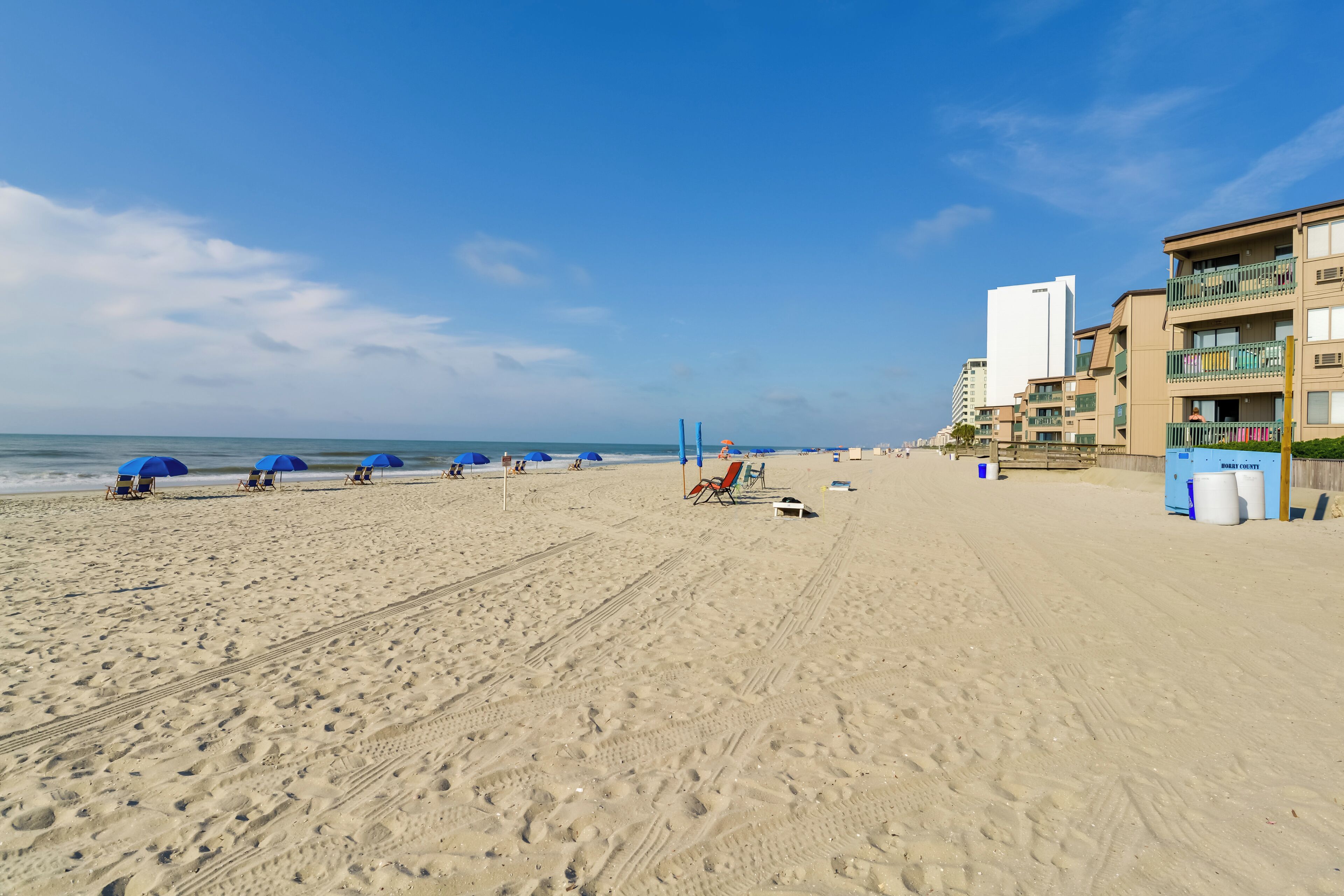 Vlak bij het strand