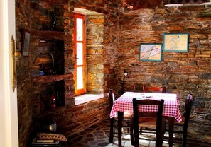 House, 2 Bedrooms (Irodion) | Living area | LED TV - Villette Adonis (Andros)