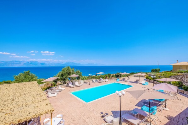 Blick von der Unterkunft