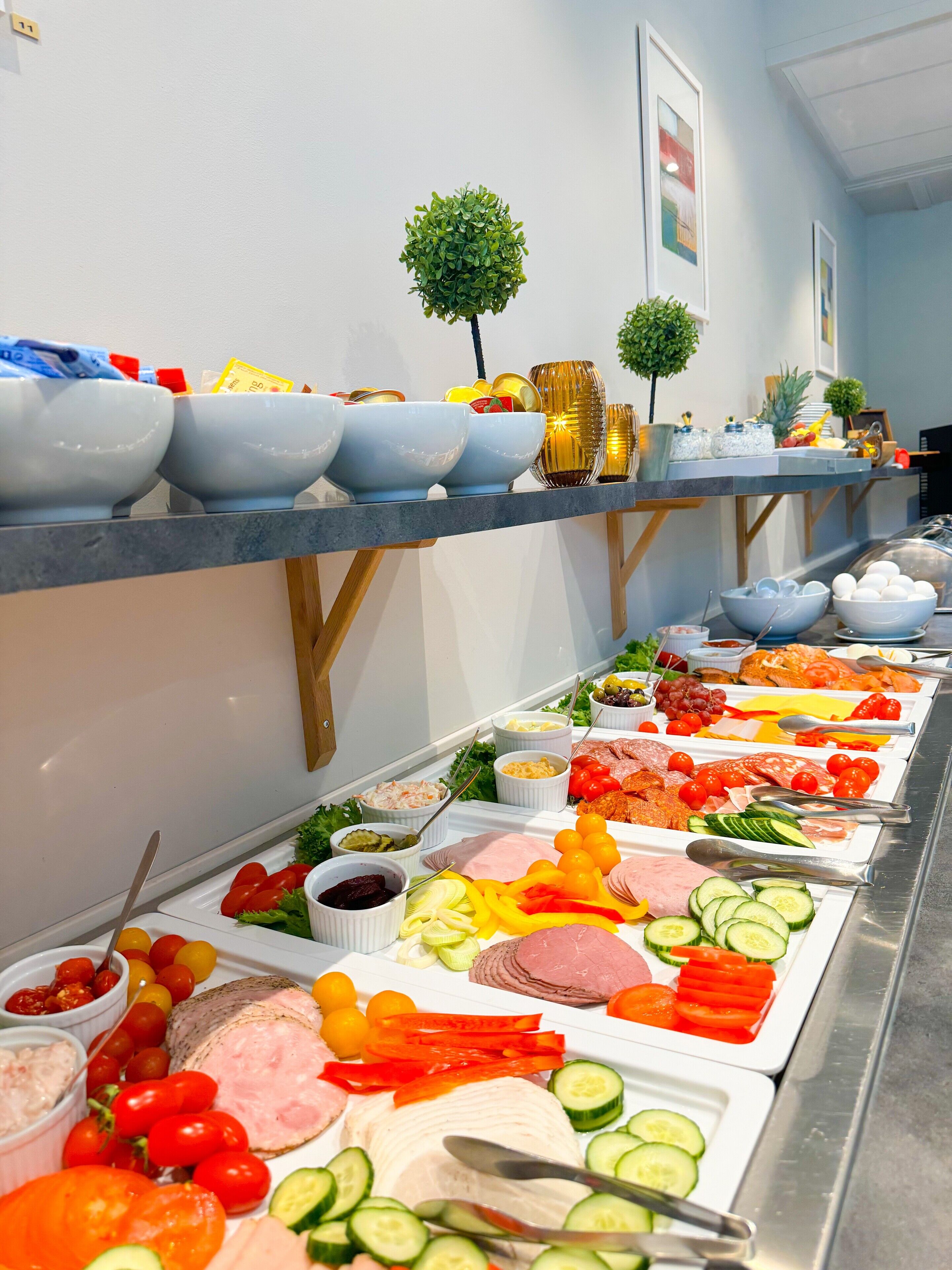 Frokostbuffé er inkludert hver dag