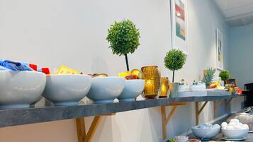 Frokostbuffé er inkludert hver dag