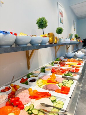 Petit déjeuner buffet compris tous les jours