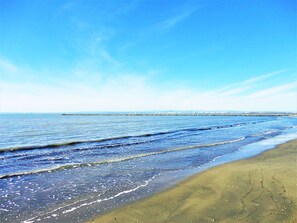 Aan het strand