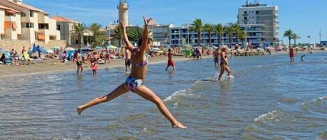 Accommodatie ligt op het strand