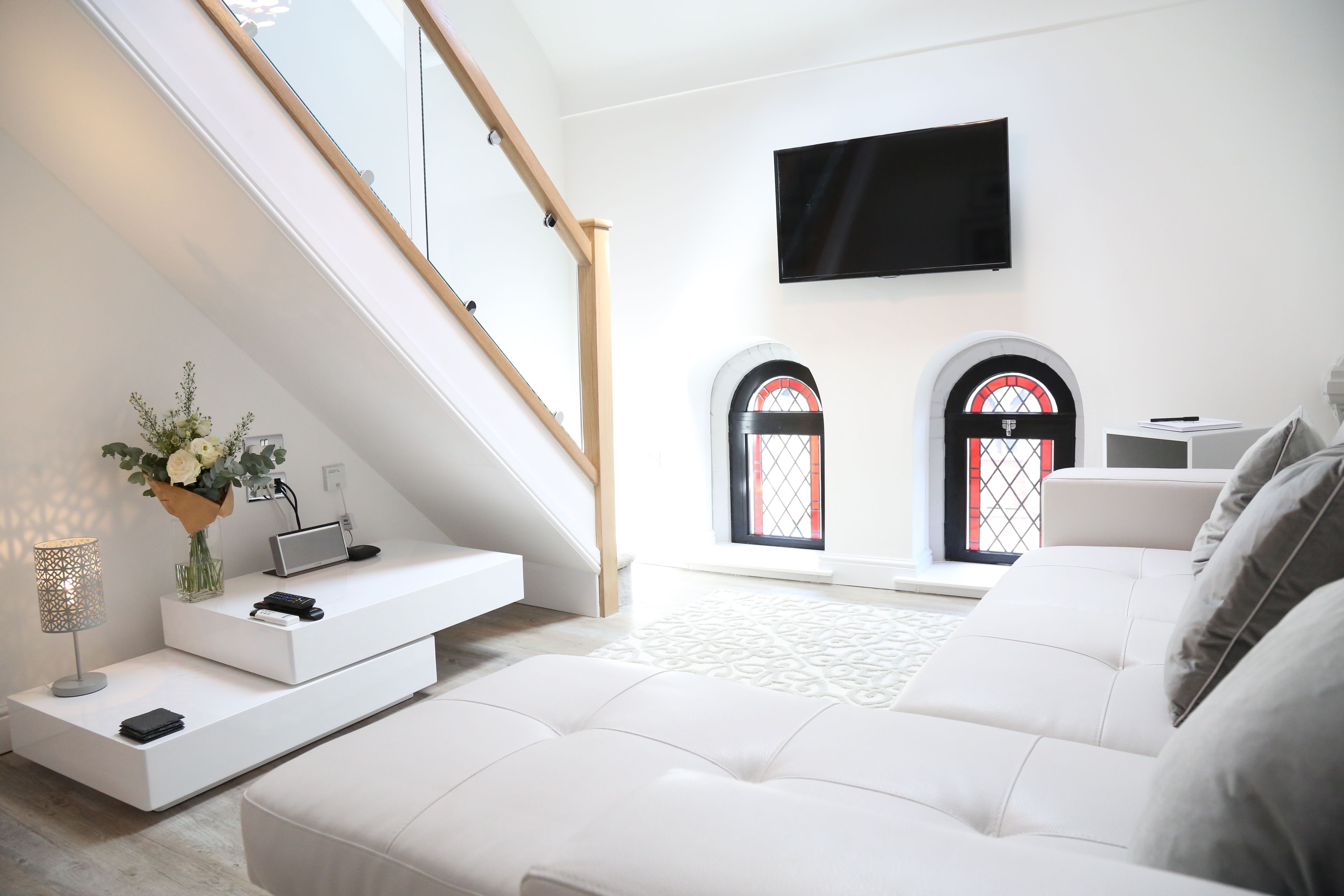 Cobertura, 2 quartos | Sala de estar | Smart TV, Netflix