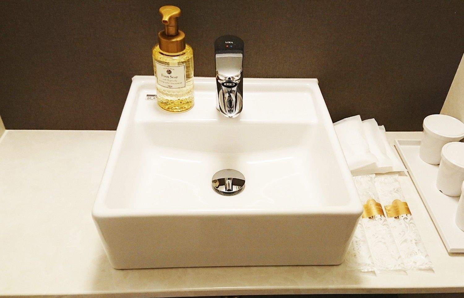 free toiletries, hair dryer, bathrobes, slippers