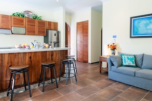 Superior Apartment, 2 Bedrooms, 2 Bathrooms | Living area | Flat-screen TV, DVD player - Casa Sonoma (Puerto Morelos)