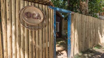 Majoituspaikan julkisivu