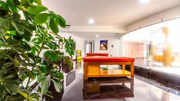 Sauna, steam room, manicures and pedicures, massages
