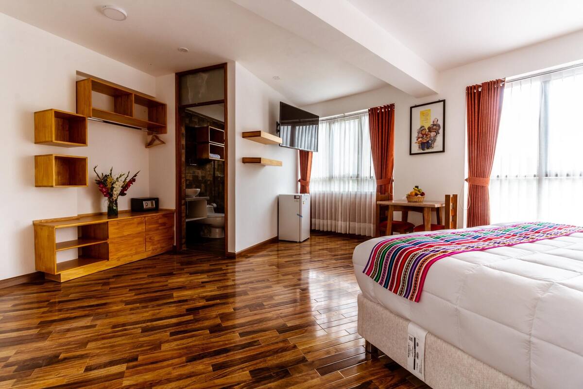 1 slaapkamer, lakens van Egyptisch katoen, luxe beddengoed, donsdekens