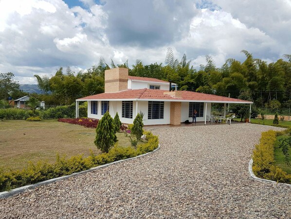 Façade de l’hébergement