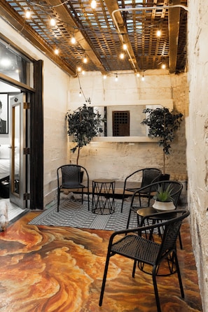 Deluxe Suite, Multiple Beds, Patio, Ground Floor | View from room - The Block Hotel Bisbee (Bisbee)