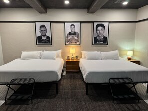 Deluxe Suite, Multiple Beds, Patio, Ground Floor | Premium bedding, down duvets, individually decorated - The Block Hotel Bisbee (Bisbee)