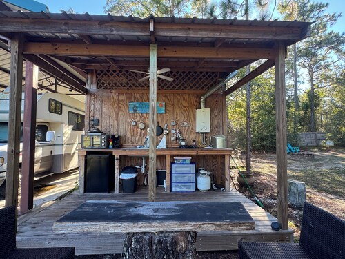 Glamping at the Olive Grove