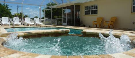 Beheizter Pool