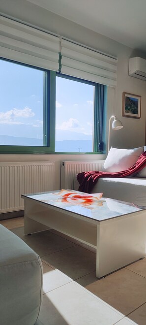 Smart TV, libros y oficina 