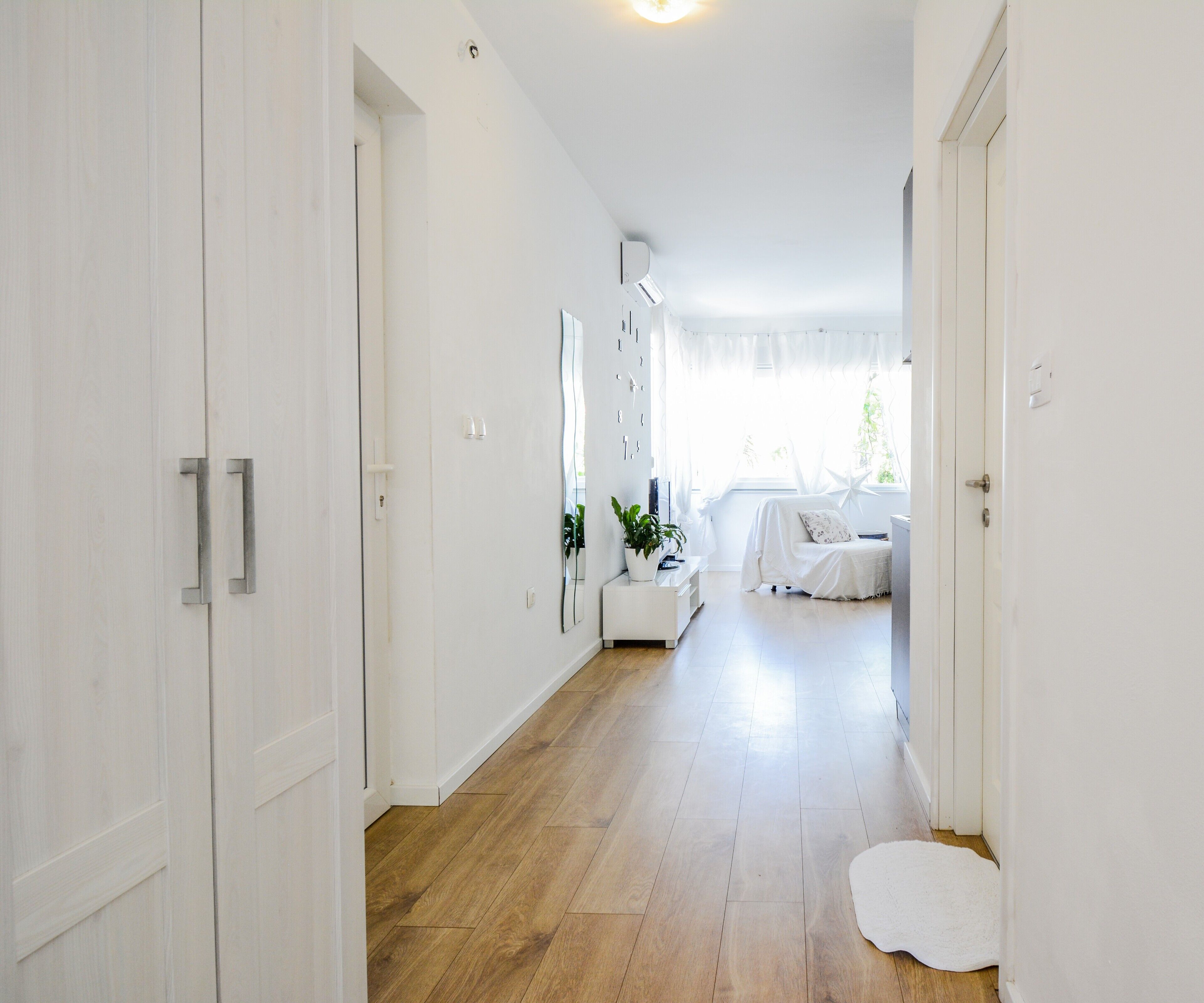 Superior Apartment, 1 Bedroom, Terrace, Garden View | Down duvets, desk, soundproofing, iron/ironing board