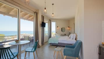 Suite panoramica, 1 letto matrimoniale, non fumatori | Servizio della camera