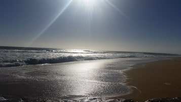Beach nearby, sun-loungers