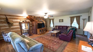 Smart TV, fireplace, Netflix, DVD player