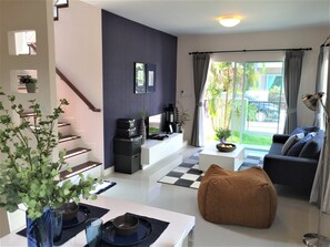 Living area - Three Bed Room Villa at Habitia Phuket (Ko Kaeo)