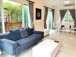 Living area - Three Bed Room Villa at Habitia Phuket (Ko Kaeo)