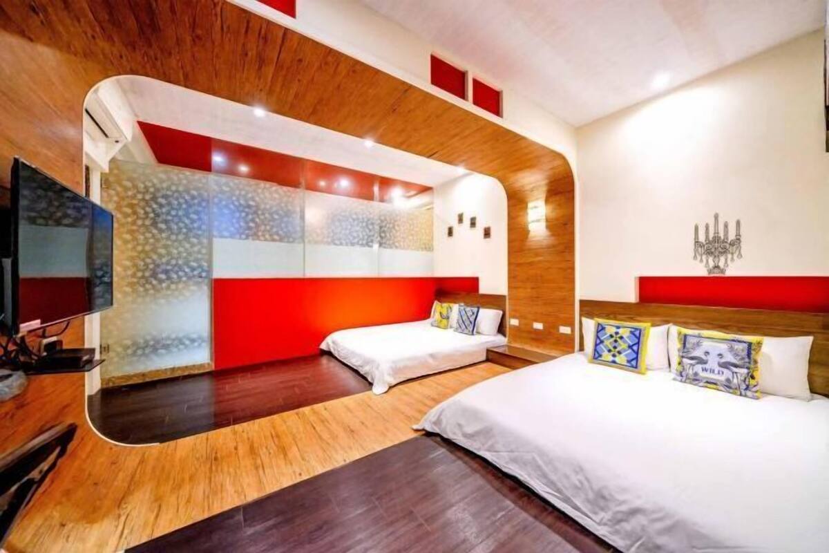 Individually furnished, desk, blackout drapes, soundproofing