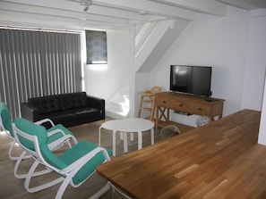 Cottage, 2 Bedrooms (Barkas 23) | Living area | Flat-screen TV, DVD player - Barkas 9/23 (Nieuwpoort)