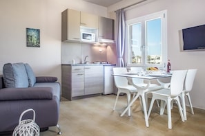 Living area - Evelyn Hotel (Chania)