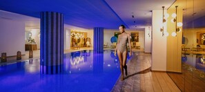 Sauna, baño turco, 4 salas de tratamientos 