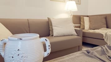 Doppia Deluxe | Area soggiorno | TV a schermo piatto
