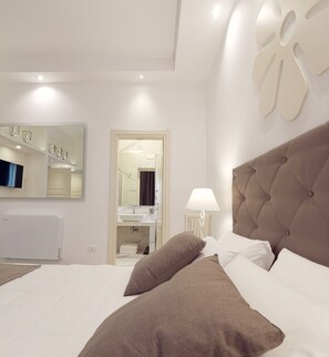 Habitación Deluxe doble | Escritorio, cortinas opacas, sistema de insonorización y wifi gratis