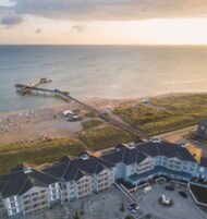 En la playa, bar en la playa