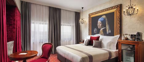 Deluxe-værelse - 1 kingsize-seng (King) | 1 soveværelse, premium-sengetøj, senge med madrasser af memory foam