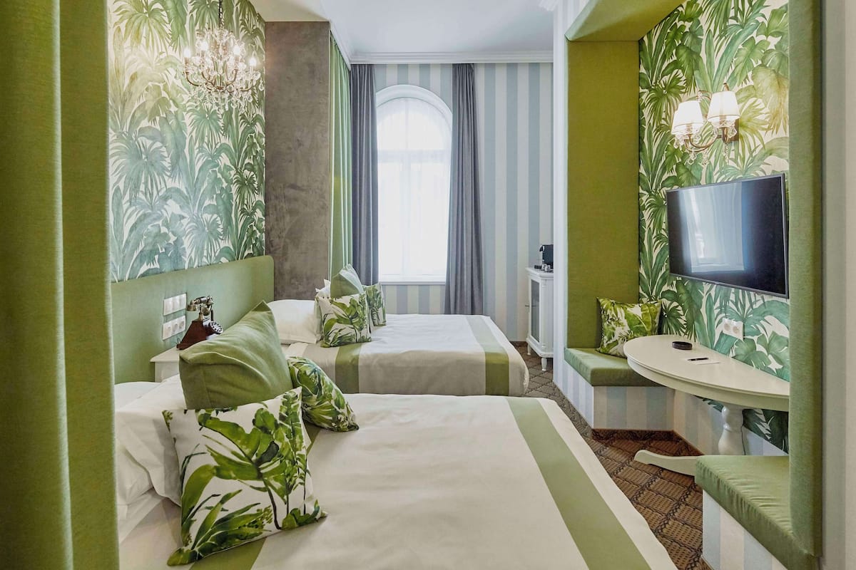 Habitación superior con 2 camas individuales | 1 habitación, ropa de cama de alta calidad y camas con efecto memoria