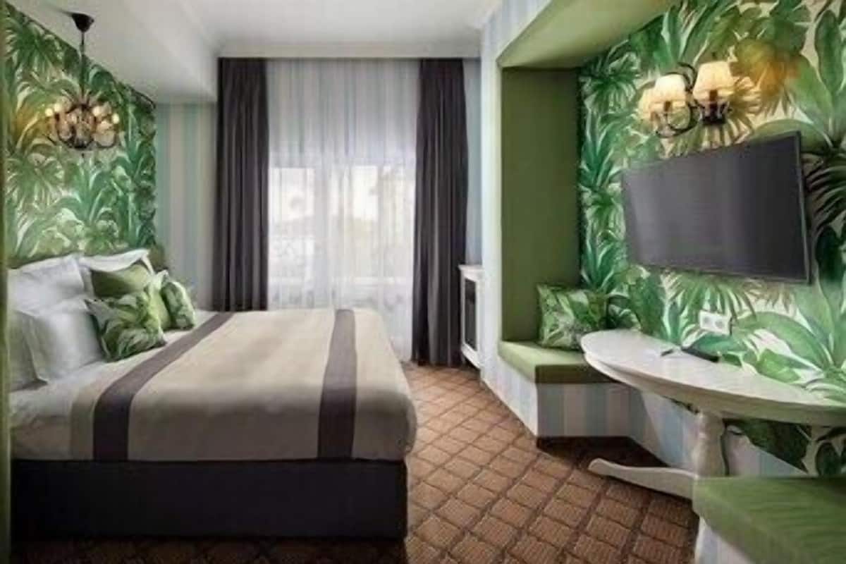 1 habitación y ropa de cama de alta calidad