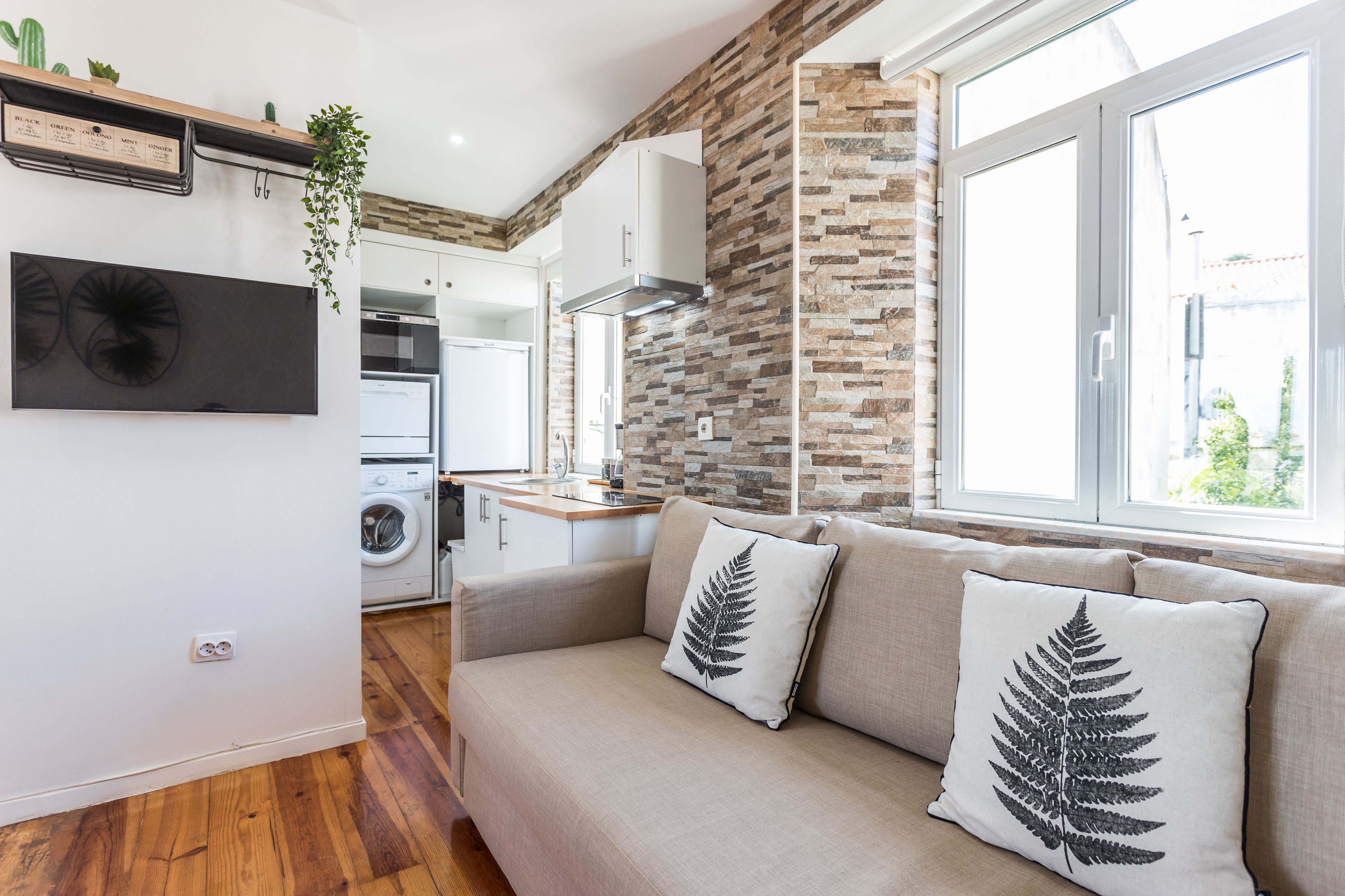 Studio, River View | Living area | Flat-screen TV