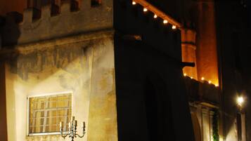 Front of property – evening/night